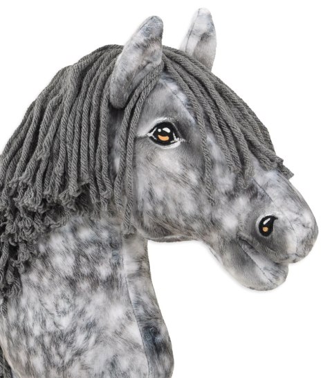 Hobby Horse Duży koń na kiju Premium - siwek jabłkowity z siwą grzywą A3 Hobby Horse Duży koń na kiju Premium - siwek jabłkowity z siwą grzywą A3