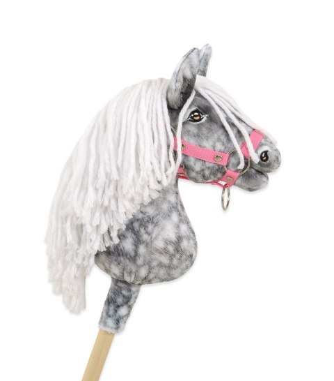 Hobby Horse Mały koń na kiju Premium - siwek jabłkowity z białą grzywą A4 Hobby Horse Mały koń na kiju Premium - siwek jabłkowity z białą grzywą A4