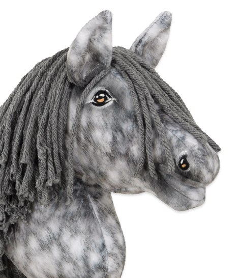 Hobby Horse Mały koń na kiju Premium - siwek jabłkowity z siwą grzywą A4 Hobby Horse Mały koń na kiju Premium - siwek jabłkowity z siwą grzywą A4