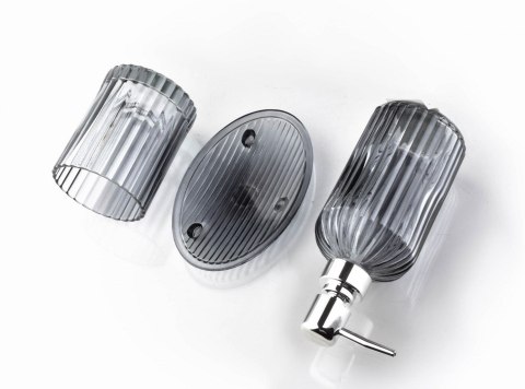 KOMPLET ŁAZIENKOWY 400ML SZARY