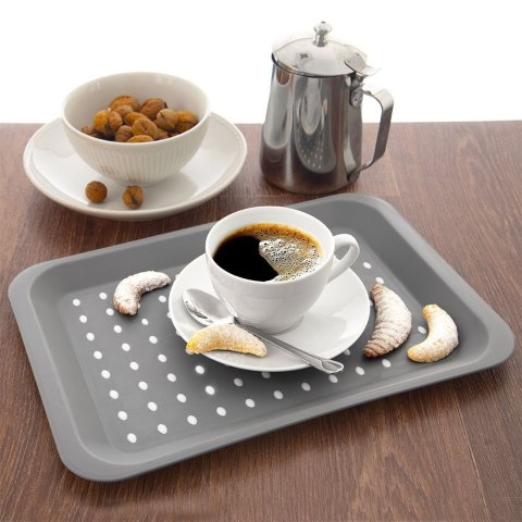 TACA KUCHENNA DO SERWOWANIA SZARA 33X23 CM