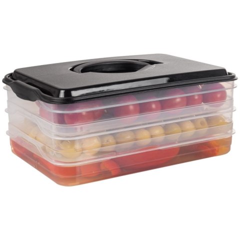 POJEMNIK NA WĘDLINY SERY DO LODÓWKI 3 POZIOMY