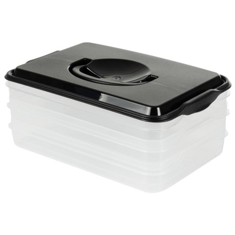 POJEMNIK NA WĘDLINY SERY DO LODÓWKI 3 POZIOMY