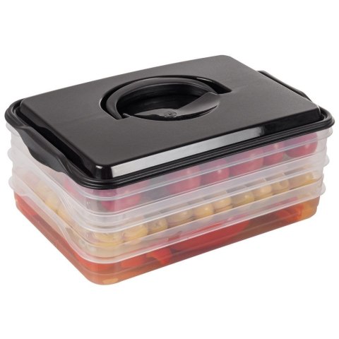 POJEMNIK NA WĘDLINY SERY DO LODÓWKI 3 POZIOMY