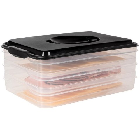 POJEMNIK NA WĘDLINY SERY DO LODÓWKI 3 POZIOMY