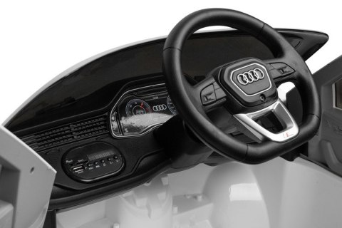 POJAZD AKUMULATOROWY AUDI RS Q8 WHITE POJAZD AKUMULATOROWY AUDI RS Q8 WHITE