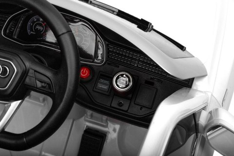POJAZD AKUMULATOROWY AUDI RS Q8 WHITE POJAZD AKUMULATOROWY AUDI RS Q8 WHITE
