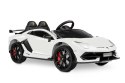 POJAZD NA AKU. LAMBORGHINI WHITE