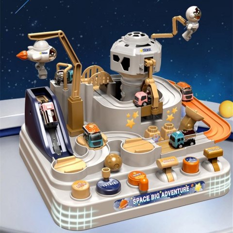 WOOPIE Interaktywny Tor Przeszkód Samochodowy " Kosmiczna Przygoda Astronauty" WOOPIE Interaktywny Tor Przeszkód Samochodowy " Kosmiczna Przygoda Astronauty"