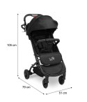 WÓZEK SPACEROWY SFERA BLACK