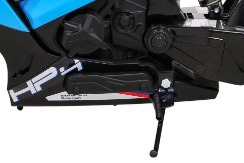 Motor BMW HP4 na akumulator dla dzieci Niebieski + Pomocnicze kółka + Wolny Start + EVA + MP3 LED Motor BMW HP4 na akumulator dla dzieci Niebieski + Pomocnicze kółka + Wolny Start + EVA + MP3 LED