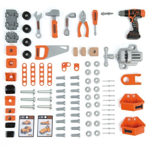 SMOBY Duży Warsztat Black & Decker Bricolo Ultimate + 92 Akcesoria SMOBY Duży Warsztat Black & Decker Bricolo Ultimate + 92 Akcesoria