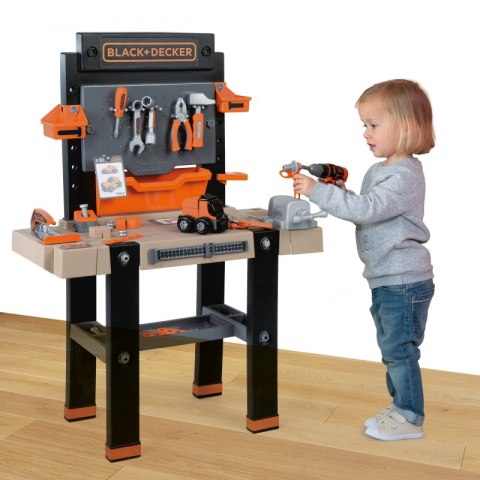 SMOBY Duży Warsztat Black & Decker Bricolo Ultimate + 92 Akcesoria SMOBY Duży Warsztat Black & Decker Bricolo Ultimate + 92 Akcesoria