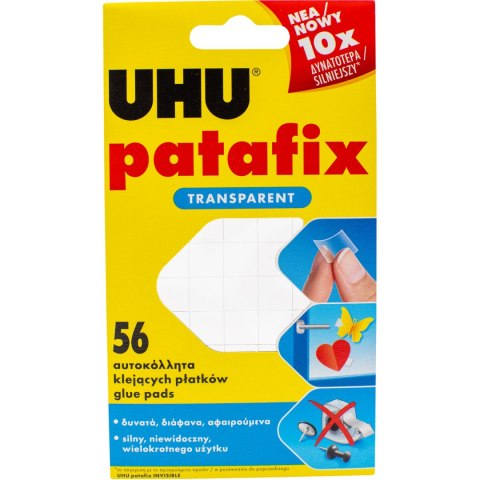 Masa samoprzylepna bezbarwna 56 porcji UHU PATAFIX INVISIBLE U37155 Masa samoprzylepna bezbarwna 56 porcji UHU PATAFIX INVISIBLE U37155