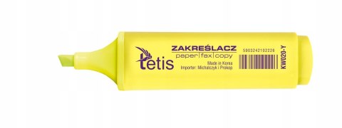Zakreślacze pastelowe komplet 4szt. KW020-M4 TETIS Zakreślacze pastelowe komplet 4szt. KW020-M4 TETIS