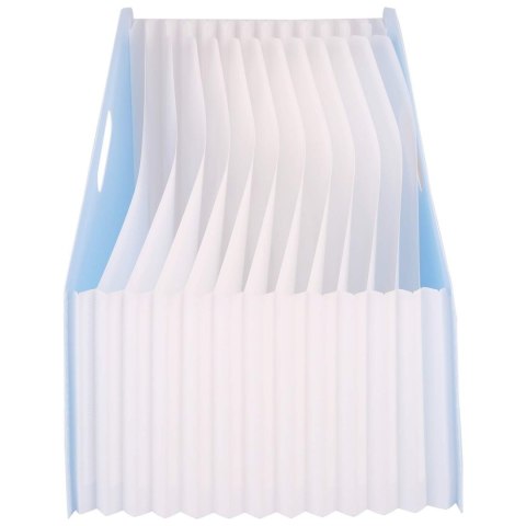 Organizer wolnostojący harmonijkowy A4 MACARON niebieski B41102 BLUE DELI