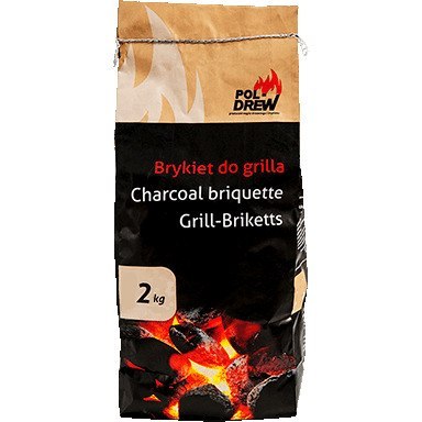 Brykiet węgla drzewnego 2kg Brykiet węgla drzewnego 2kg