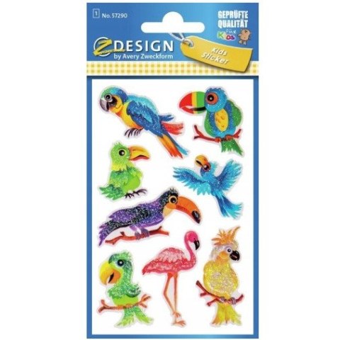 Naklejki dla dzieci PTAKI 57290 Z-DESIGN AVERY ZWECKFORM Naklejki dla dzieci PTAKI 57290 Z-DESIGN AVERY ZWECKFORM