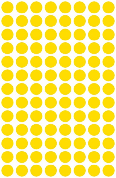 Trwałe kółka do zaznaczania 8mm 416szt./op. żółte 3013 AVERY ZWECKFORM