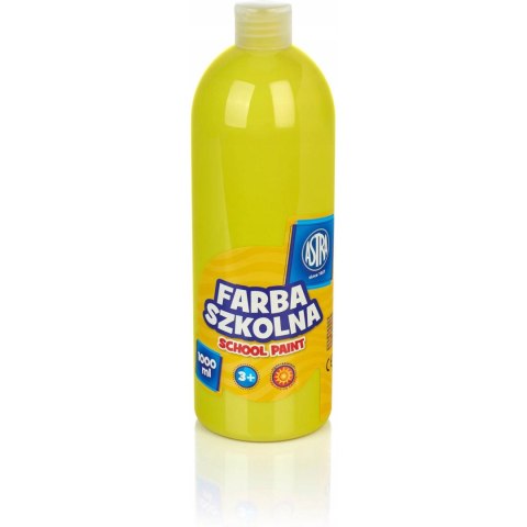 Farba szkolna Astra 1000 ml - cytrynowa 301217054 ASTRA Farba szkolna Astra 1000 ml - cytrynowa 301217054 ASTRA