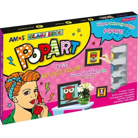 Farby witrażowe AMOS POPART PA22P6-F 170-2444 Farby witrażowe AMOS POPART PA22P6-F 170-2444
