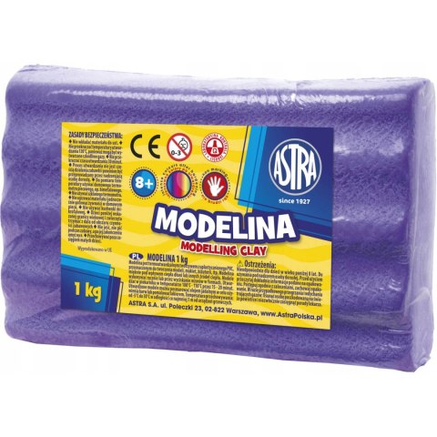 Modelina Astra 1 kg fioletowa 304111003 ASTRA Modelina Astra 1 kg fioletowa 304111003 ASTRA
