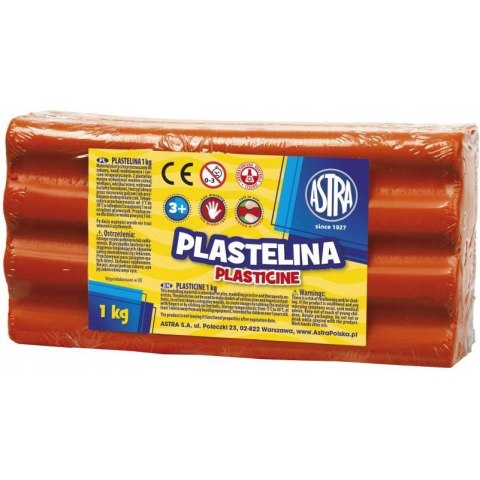 Plastelina Astra 1 kg czerwona 303111006 ASTRA Plastelina Astra 1 kg czerwona 303111006 ASTRA