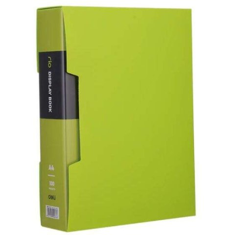 Album ofertowy A4 100 koszulek RIO zielony E5037 GREEN DELI Album ofertowy A4 100 koszulek RIO zielony E5037 GREEN DELI