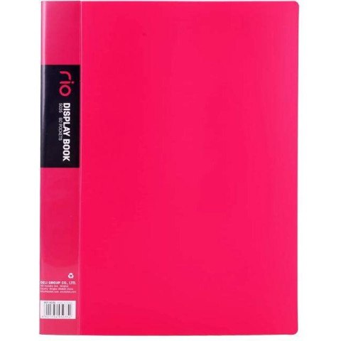 Album ofertowy A4 60 koszulek RIO różowy E5035 PINK DELI Album ofertowy A4 60 koszulek RIO różowy E5035 PINK DELI