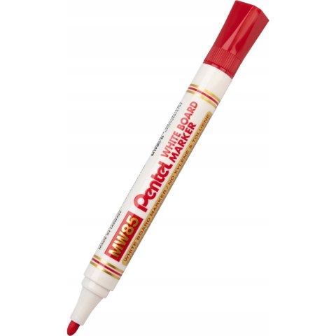 Marker do tablic MW85-B czerwony okrągła końcówka dł.linii 250m PENTEL Marker do tablic MW85-B czerwony okrągła końcówka dł.linii 250m PENTEL