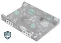 PRZEWIJAK USZTYWNIANY SAFETY SYSTEM 70 CM - FLORAL SZARY