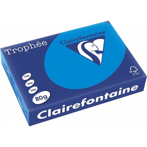 Papier ksero A4 80g TROPHEE intesywny błękit karaibski XCA41781 Papier ksero A4 80g TROPHEE intesywny błękit karaibski XCA41781