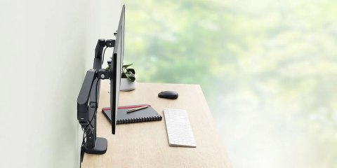 Ramię do monitora podwójne Ergo ciemnoszare 65370089 LEITZ Ramię do monitora podwójne Ergo ciemnoszare 65370089 LEITZ