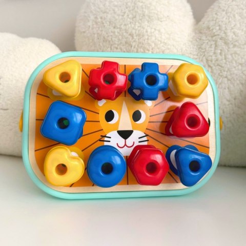 WOOPIE GREEN Układanka Montessori Kołki w Pudełku Stosy Nawlekanka WOOPIE GREEN Układanka Montessori Kołki w Pudełku Stosy Nawlekanka