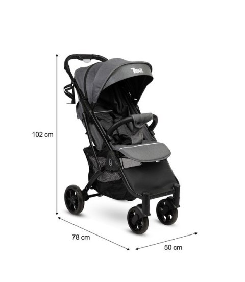 WÓZEK SPACEROWY TRAIL BLACK WÓZEK SPACEROWY TRAIL BLACK