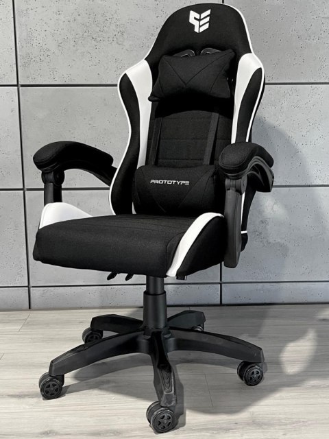 .Fotel obrotowy gamingowy HERO ENZO WHITE FABRIC .Fotel obrotowy gamingowy HERO ENZO WHITE FABRIC