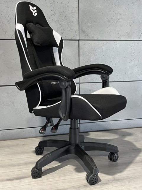 .Fotel obrotowy gamingowy HERO ENZO WHITE FABRIC .Fotel obrotowy gamingowy HERO ENZO WHITE FABRIC