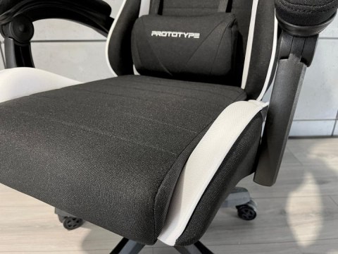 .Fotel obrotowy gamingowy HERO ENZO WHITE FABRIC .Fotel obrotowy gamingowy HERO ENZO WHITE FABRIC