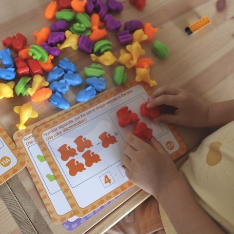 WOOPIE Zestaw Edukacyjny Nauka Liczenia Montessori Sorter Kolorów 16SZT WOOPIE Zestaw Edukacyjny Nauka Liczenia Montessori Sorter Kolorów 16SZT