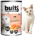 KARMA MOKRA DLA KOTA BULTI BOGATA W ŁOSOSIA BEZ ZBÓŻ WITAMINY TAURYNA 400g