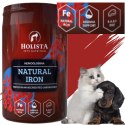 WITAMINY DLA PSA I KOTA HOLISTA NATURAL IRON 180G ŻELAZO HEMOGLOBINA ANEMIA