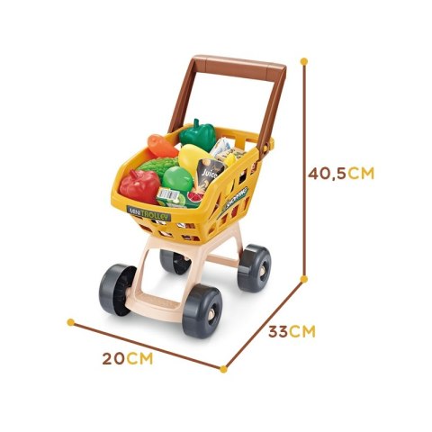 WOOPIE Sklep Supermarket z Wózkiem Waga Kasa Skaner + 48 Akc. WOOPIE Sklep Supermarket z Wózkiem Waga Kasa Skaner + 48 Akc.