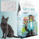 Żwirek bentonitowy CAT'S WAY 5l zapach mydła marsylskiego granulki turkus