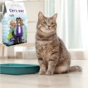 Żwirek bentonitowy dla kota CAT'S WAY 5l zapach lawendy fioletowe granulki