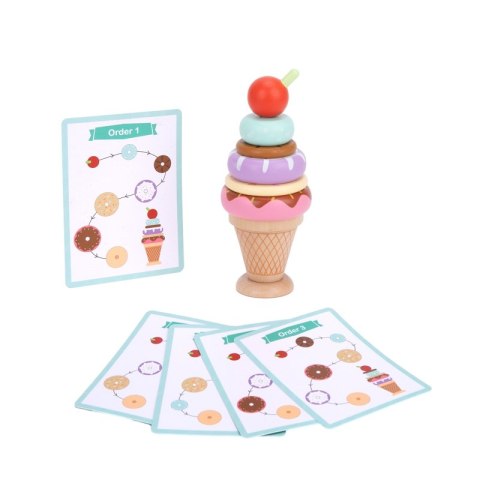 WOOPIE GREEN Drewniane Lody Układanka Montessori Cukiernia 12 el. WOOPIE GREEN Drewniane Lody Układanka Montessori Cukiernia 12 el.