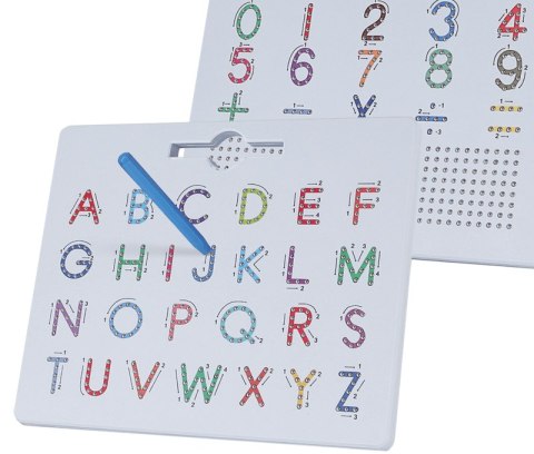Dwustronna tablica magnetyczna MagPad - Litery i Cyfry Dwustronna tablica magnetyczna MagPad - Litery i Cyfry