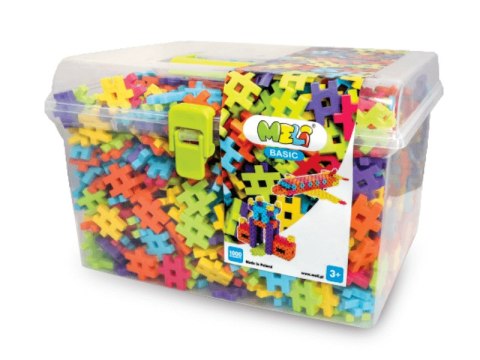 Klocki Meli Basic Travel Box Box 1000 el. Klocki Meli Basic Travel Box Box 1000 el.