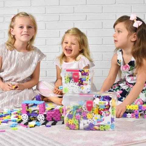 Klocki Meli Constructor Pink Travel Box 1000 el. Klocki Meli Constructor Pink Travel Box 1000 el.