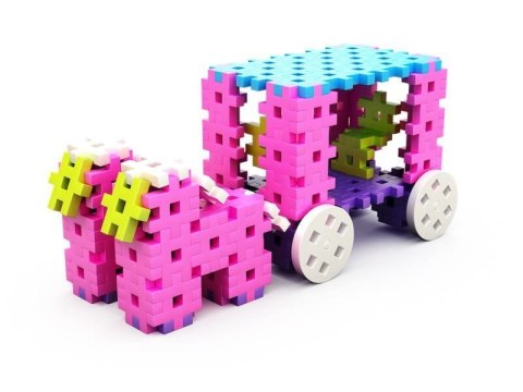 Klocki Meli Constructor Pink Travel Box 1000 el. Klocki Meli Constructor Pink Travel Box 1000 el.