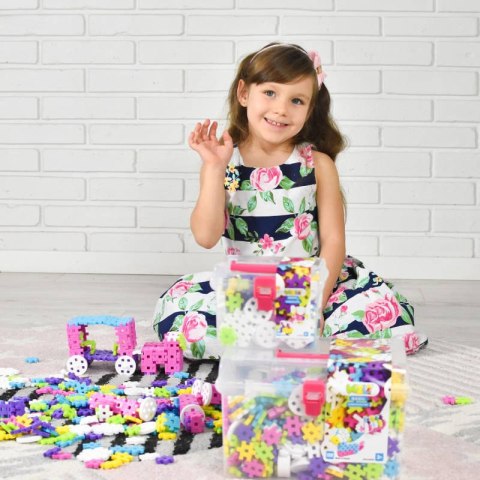 Klocki Meli Constructor Pink Travel Box 500 el. Klocki Meli Constructor Pink Travel Box 500 el.